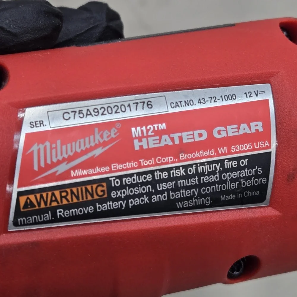 OEM Milwaukee 43-72-1000 M12 Heated Gear Battery Holder - No Battery